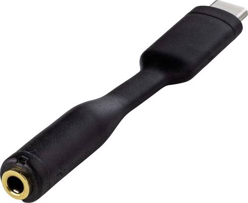 Renkforce Audio Adapterkabel [1x USB-C Stecker - 1x 3.5mm Goldkontaktbuchse] 8.00cm Flexibel