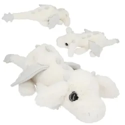 Depesche 0013864 SNUKIS Plüsch Drache weiß