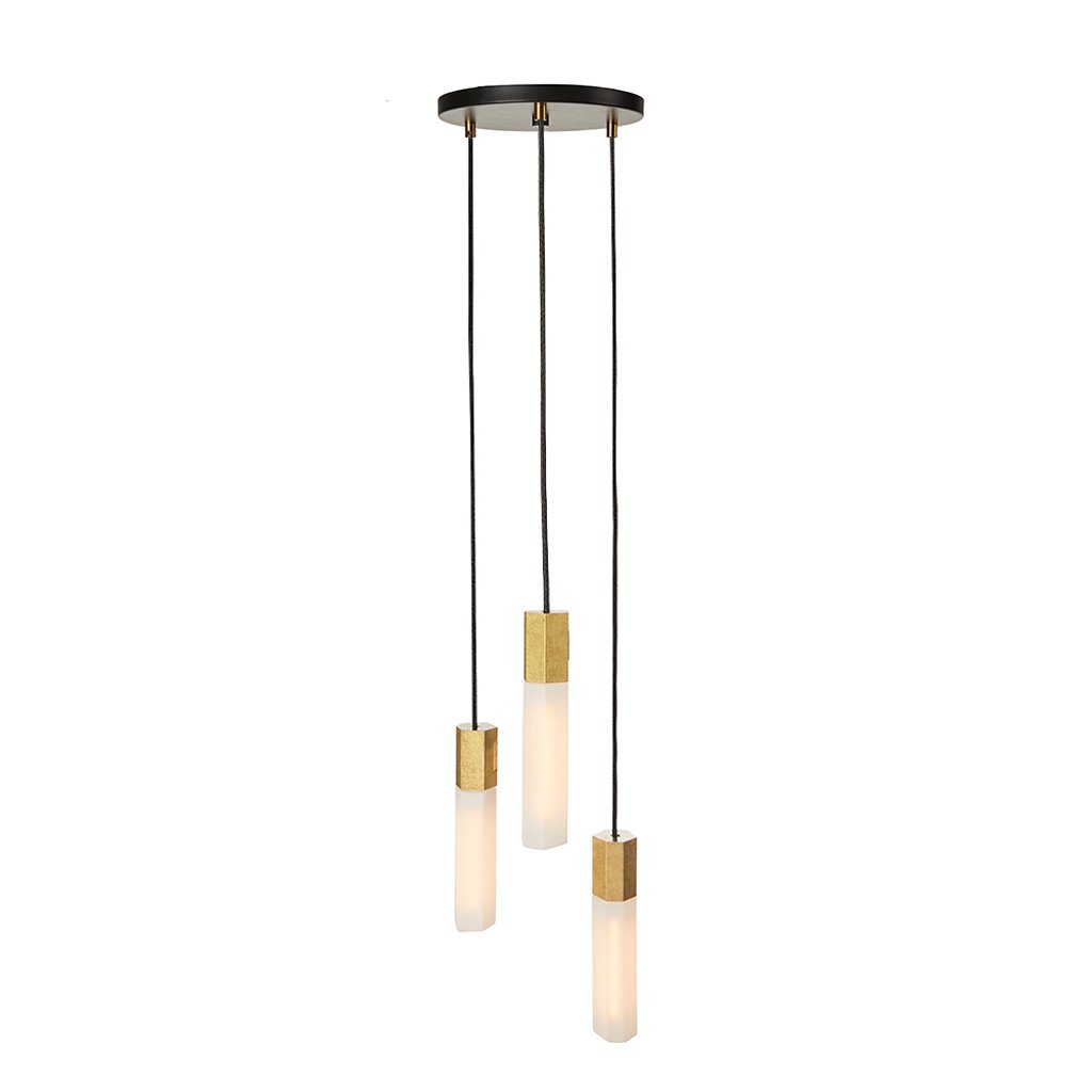 Tala Basalt Triple Pendelleuchte (Messing) Messing BSALT-I-SET-TRI-PD-01-EU