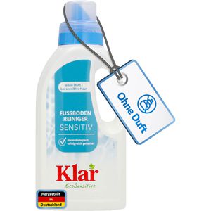 Klar Bodenpflege Fußbodenreiniger ohne Duft, Konzentrat, reinigt & schützt alle Hartböden, 500 ml