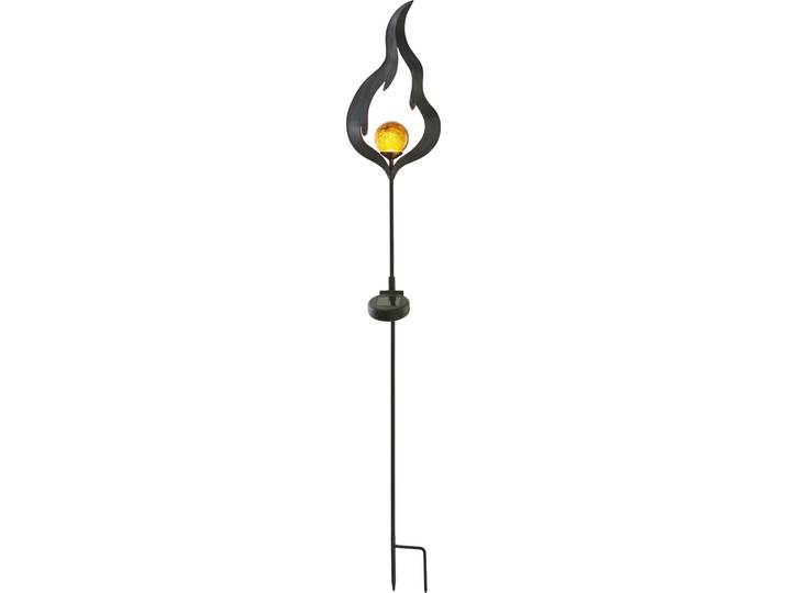 LED Solarleuchte Solar Dekoration Melilla , schwarz (amber), B:17cm H:85cm L:17cm T:13cm, PARFORCE TRADITIONAL HUNTING, Leuchten, LED Solarleuchte, Dämmerungssensor, amberfarbenes Licht, Schalter