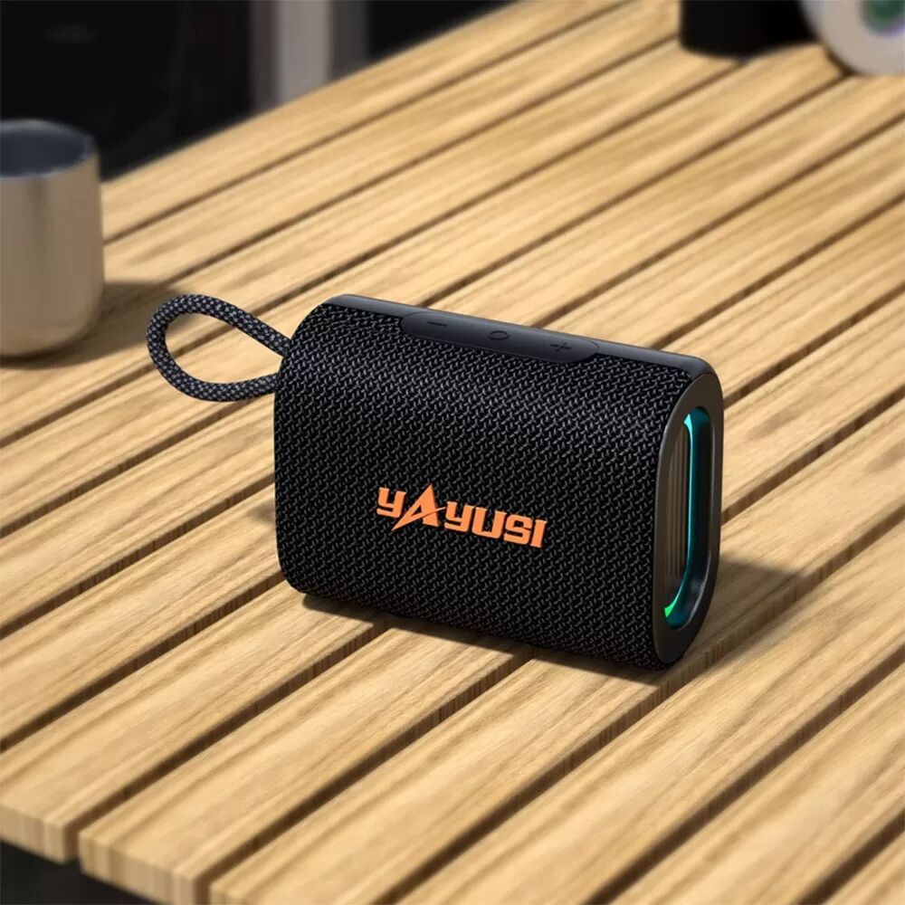 INF Haut-parleur Bluetooth Portable avec Effets de Lumière Colorés et Fonction TWS