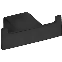 Brillantbad BERO Doppelkleiderhaken Messing Schwarz 80x28x39 mm für Bad & Küche >> zum Bohren