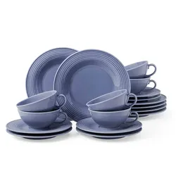 TEESERVICE Beat Color Glaze Fliederblau 18-tlg.