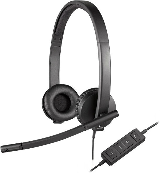 Casque USB Logitech H570E stéréo Micro casque connexion USB optimisé Skype For Business