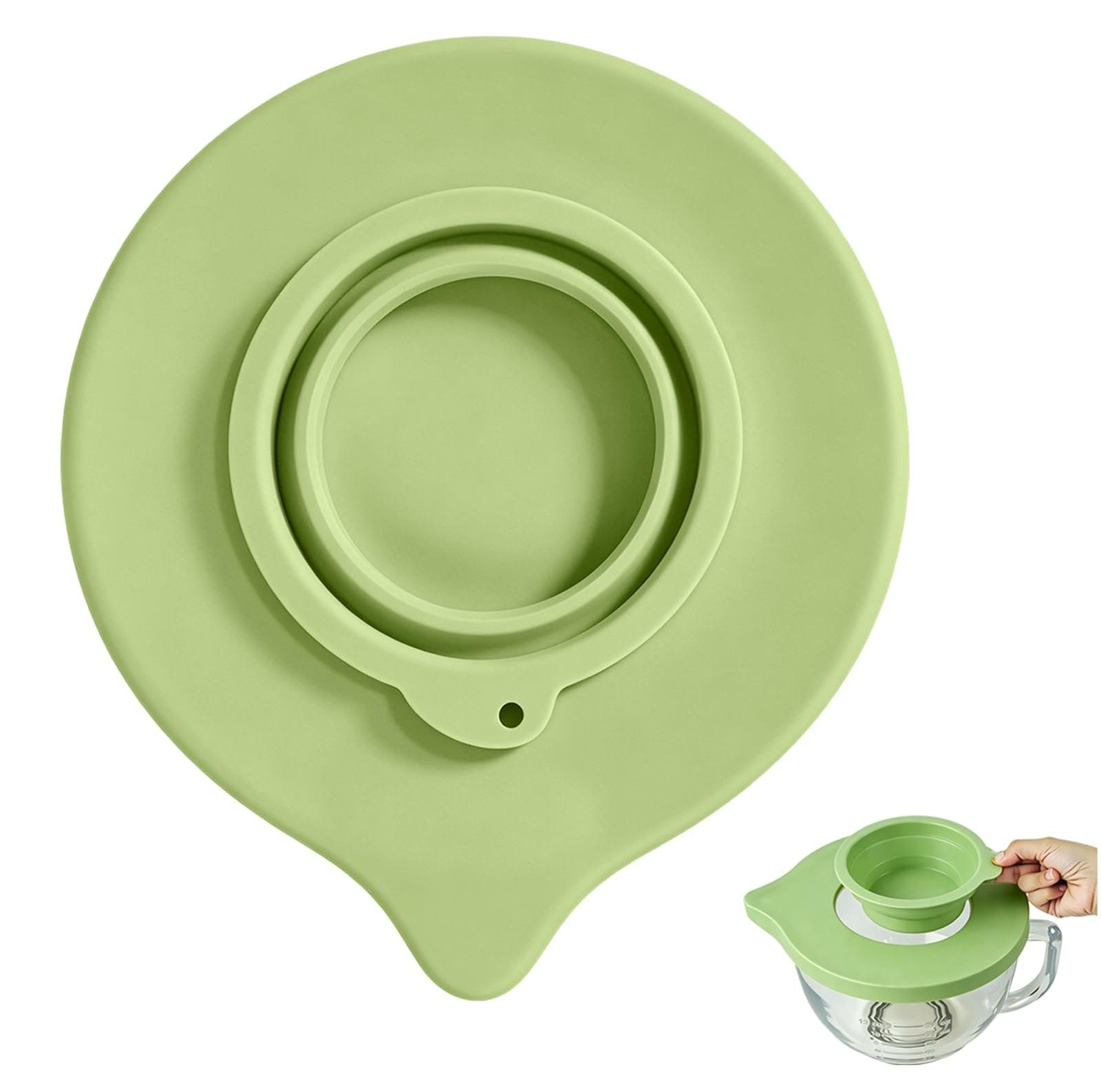 Dripio Spatscherm voor glazen kom van 4,5-5 liter, groen, Easy-Pour