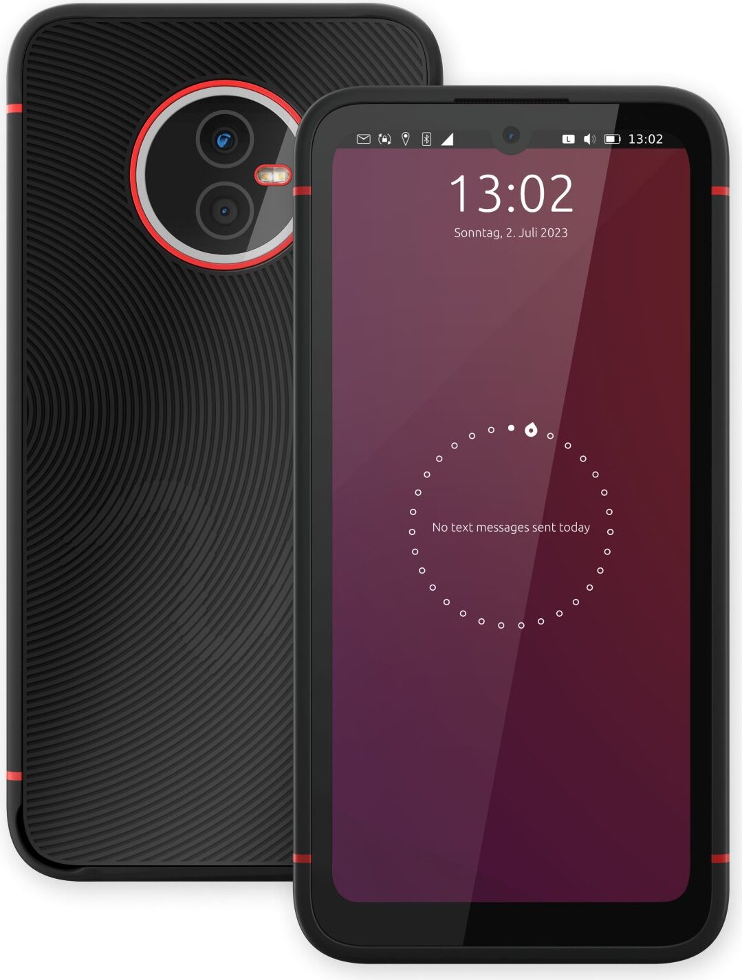 Volla Phone X23 Smartphone mit Ubuntu Touch - 6.1 Zoll, 128 GB Speicherplatz, 48 MP Kamera, austauschbare Batterie, IP68 staub- und wasserdicht