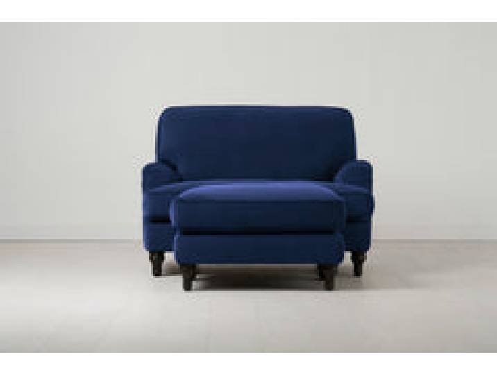 Model 15 Chaise Longue, Indigoblau