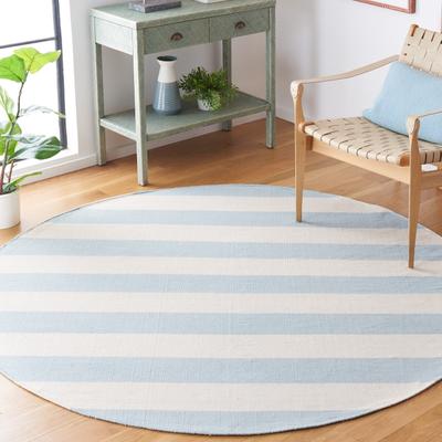 SAFAVIEH Handmade Montauk Caspian Stripe Cotton Flatweave Rug