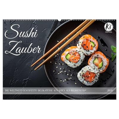 Sushi Zauber (Wandkalender 2026 DIN A2 quer), CALVENDO Monatskalender