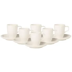 Villeroy & Boch, Tasse, Espressotassen mit Untertassen Artesano Original (100 ml, 6x)