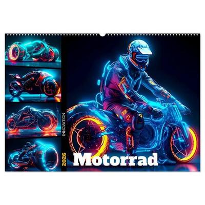 Motorrad Innovation (Wandkalender 2026 DIN A2 quer), CALVENDO Monatskalender