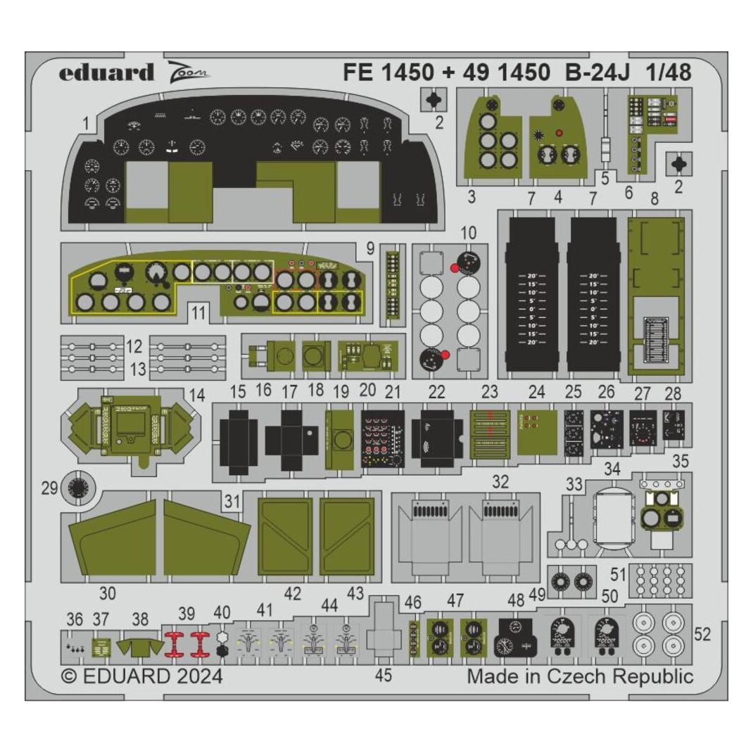 Eduard B-24J HOBBY BOSS (FE1450)