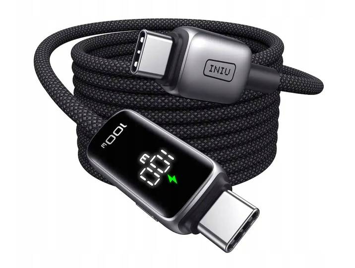 Câble Iniu Usb Type C - Usb Type C 2 M Noir 1 Pc.