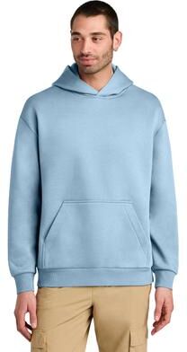 District DT6150 V.I.T. Heavyweight Fleece Hoodie in Ice Blue size XL   Cotton/Polyester Blend