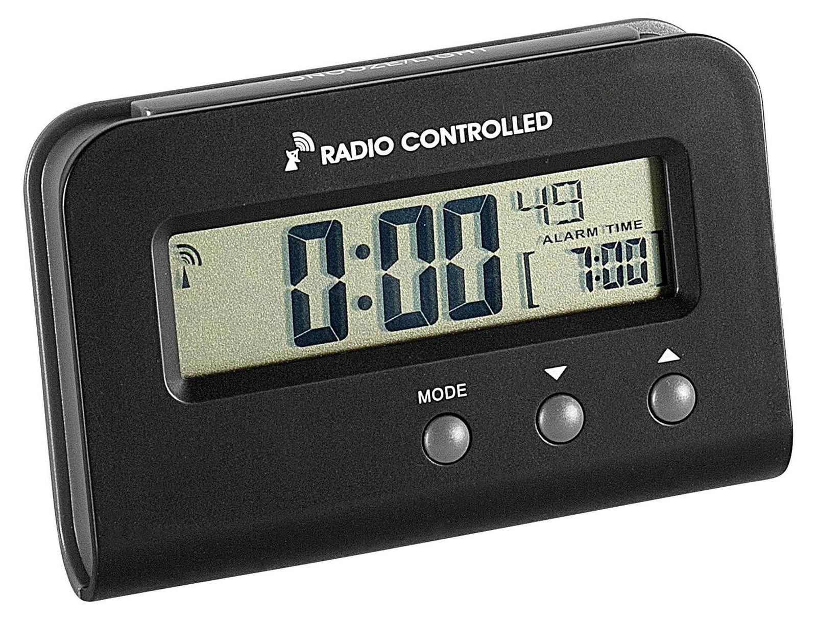 TFA Dostmann radio-wekker, zwart
