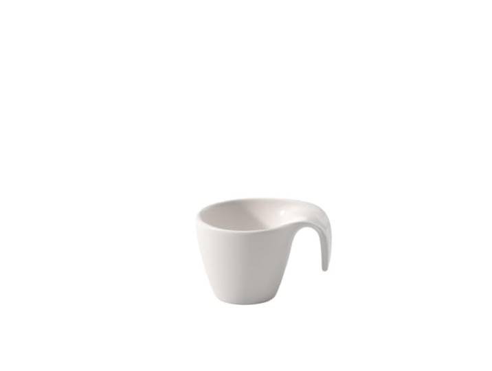 Villeroy und Boch Flow Mokka-/Espressotasse, 100 ml, Premium Porzellan, Weiß