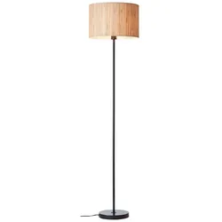Brilliant Stehlampe Wimea Holz, Textil, Natur Braun