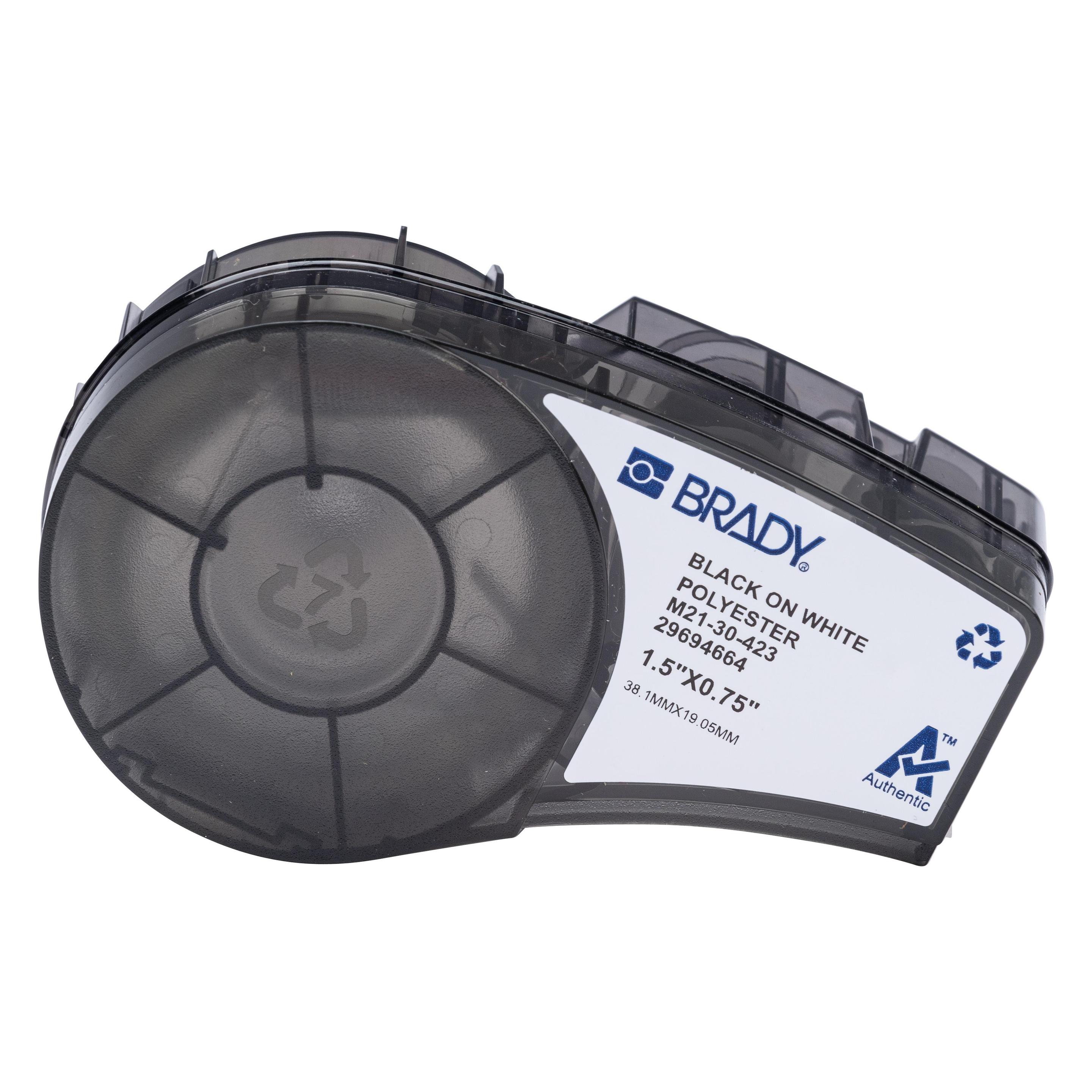 Brady M21 Series Polyester labels (38.10 mm) (M21-30-423)