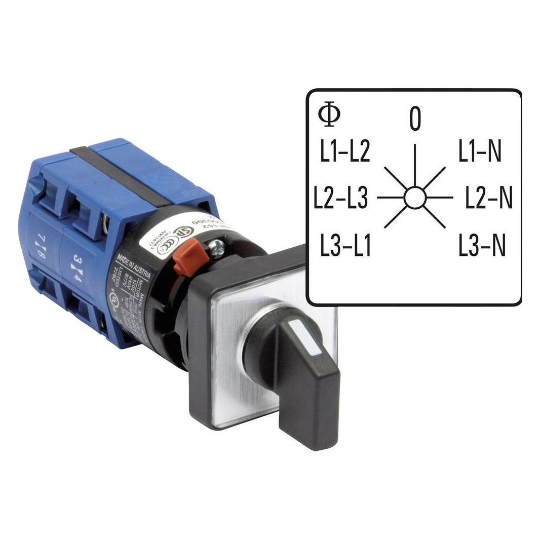 Kraus & Naimer Voltmeter-Umschalter 10 A CG4 (CG4 A007-624 FS2)