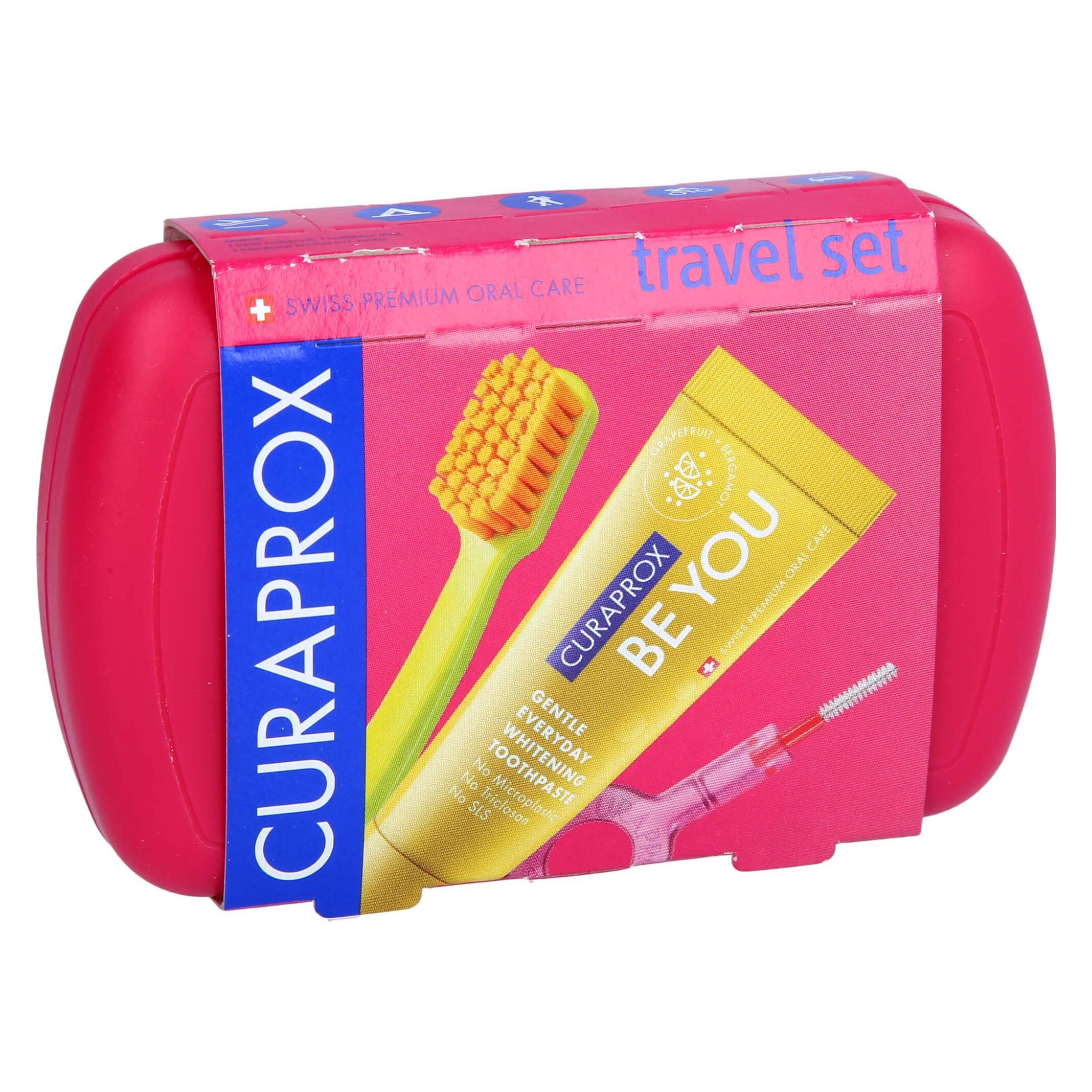Curaprox Travel Set magenta Box (Extra weich, 1x) (73360845)