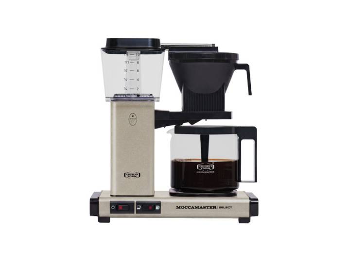 Moccamaster KBG 741 Select Sandstone Filterkaffeemaschine mit Glaskanne – Beige