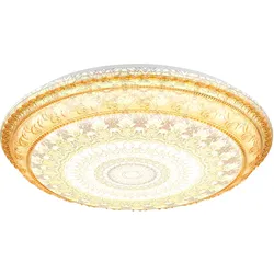 LED Deckenlampe Wohnzimmerlampe Tageslicht Deckenleuchte bunt Antik Küchenlampe, 18W 450lm warmweiß, neutralweiß, kaltweiß, DxH 39 x 8,5 cm