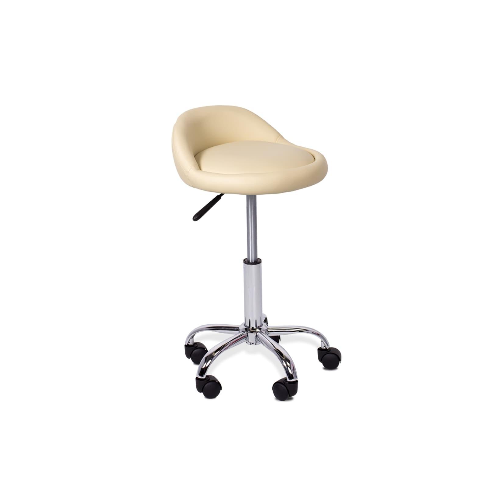 Carmen 3067 Rollhocker – Creme