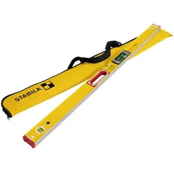 Digitale Wasserwaage TECH 196 DL, 122 cm, wasser- und staubdicht nach IP 67, 2 Digital-Displays, kalibrationsfrei, Anzeige-Modi: °, %, mm/m, in/ft, Tasche
