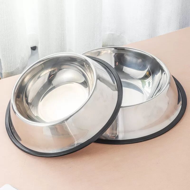 INF Set mit 2 Hundenäpfen aus Edelstahl S