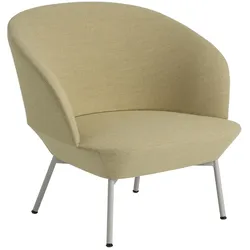 Muuto Oslo Lounge Chair, tube base, fiord 422 / grau