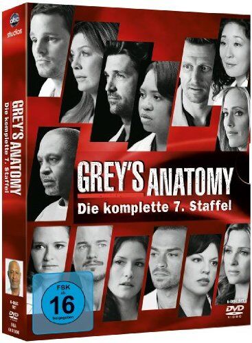 Ellen Pompeo - Grey's Anatomy: Die jungen Ärzte - Die komplette 7. Staffel [6 DVDs] - Preis vom 11.10.2026 03:10:56 h