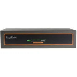 LogiLink NS0098 (5 Ports), Netzwerk Switch, Schwarz