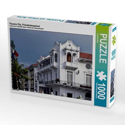 CALVENDO Puzzle Panama City, Präsidentenpalast | 1000 Teile Lege-Größe 64x48cm Foto-Puzzle für glückliche Stunden