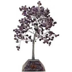 Gemstone Tree with Organite Base - 320 Stone - Amethyst