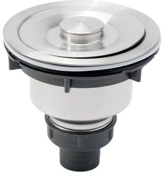 Inspire Select Kitchen Sink Drain Assembly With Basket Strainer & Stopper   Waste Plug Filter For Basin Drain Anti Clog Accessory 1 Pc