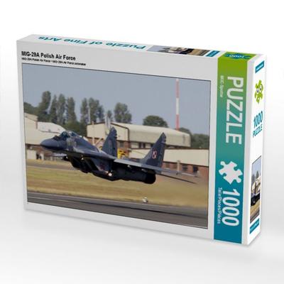 CALVENDO Puzzle MIG-29A Polish Air Force | 1000 Teile Lege-Größe 64x48cm Foto-Puzzle für glückliche Stunden