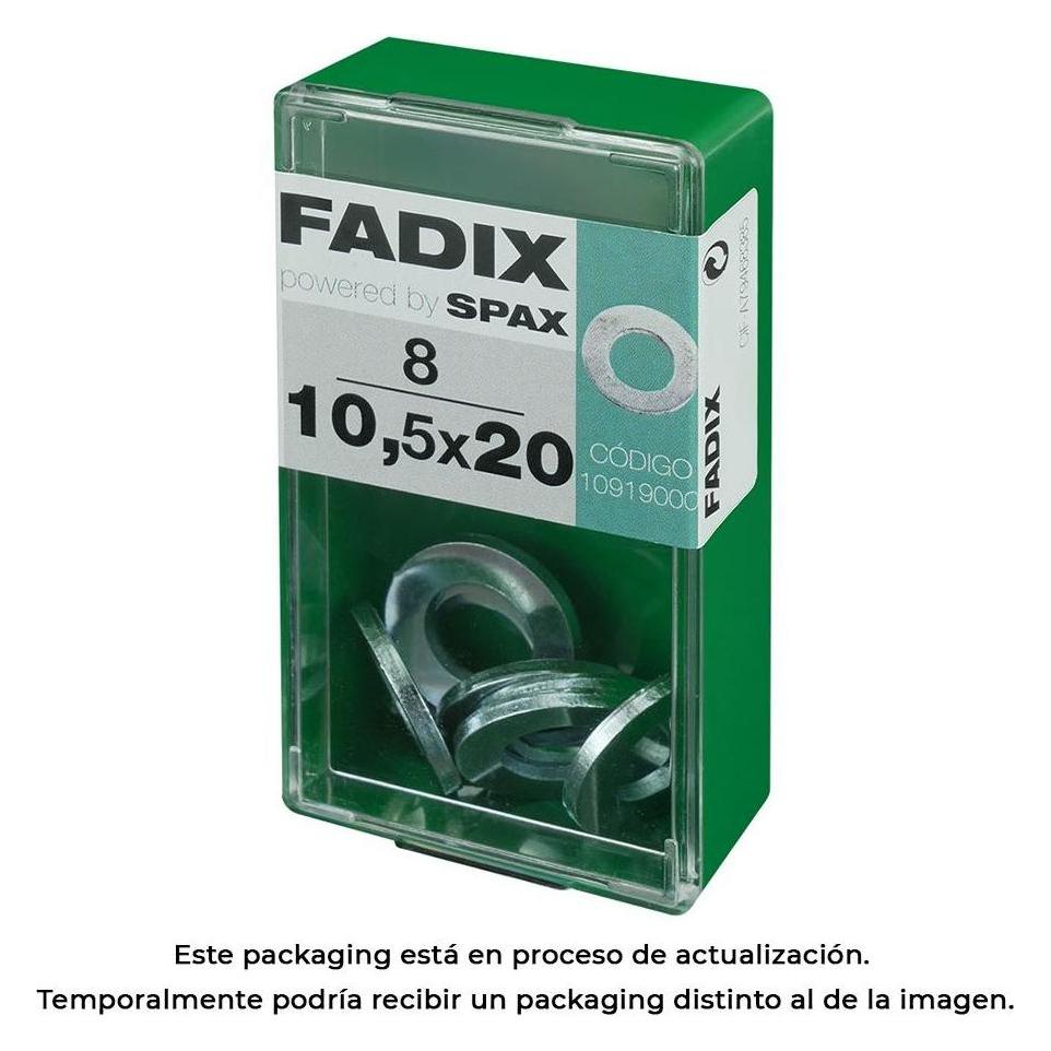 Fadix Box s 8 Stück Zink-Unterlegscheibe 10,5x20mm (49368981)