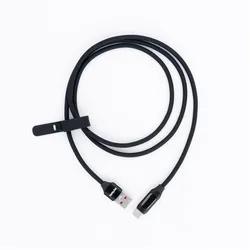 MyVolts PDCCALB - Step Up USB-A to USB-C PD Cable with LCD Power Meter, Liquorice Black (USB 3.2 Gen 1), USB Kabel