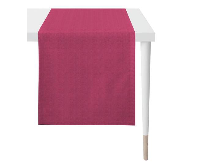 Chemin de table Adrar 46 x 135cm Rose foncé/Cyclam