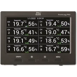 DNT RoomLogg PRO, Wetterstation, Weiss, Schwarz