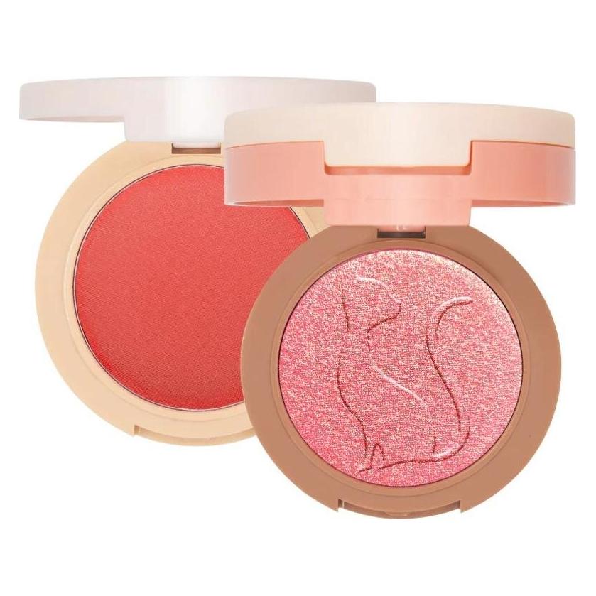 Jokon J.CAT BEAUTY 2 In 1 Piece Of Cake Blush + Highlighter róż i rozświetlacz 105 One In A Melon! 12,1g (One In A Melon) (810045612171)