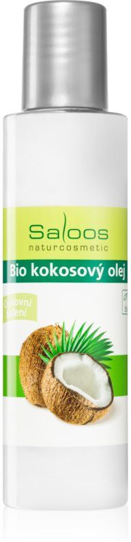 Saloos Cold Pressed Oils Bio Coconut huile de coco bio pour peaux sèches et sensibles 125 ml