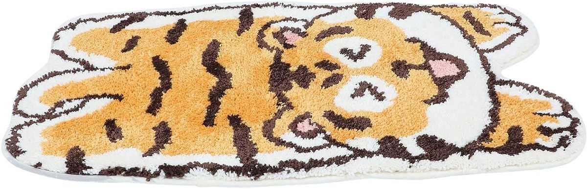Oranje Badkamer Loper - Waterabsorberende Antislip Vloermat - 75 x 45 cm