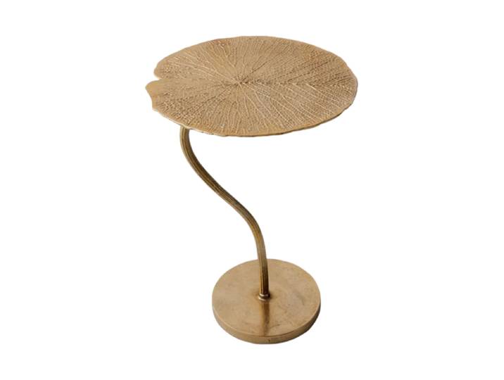 Design Beistelltisch „Leaf“ Gold Invicta Interiors