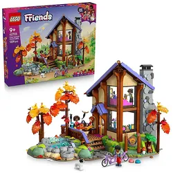 LEGO Friends 42705 Gemütliche Hütte im Herbstwald Bausatz, Mehrfarbig