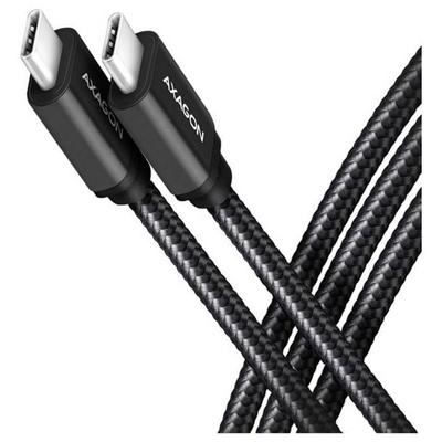 AXAGON USB-C® Kabel USB 3.2 Gen1 USB-C® Stecker 1.5 m Schwarz vergoldete Steckkontakte BUCM3-CM15AB