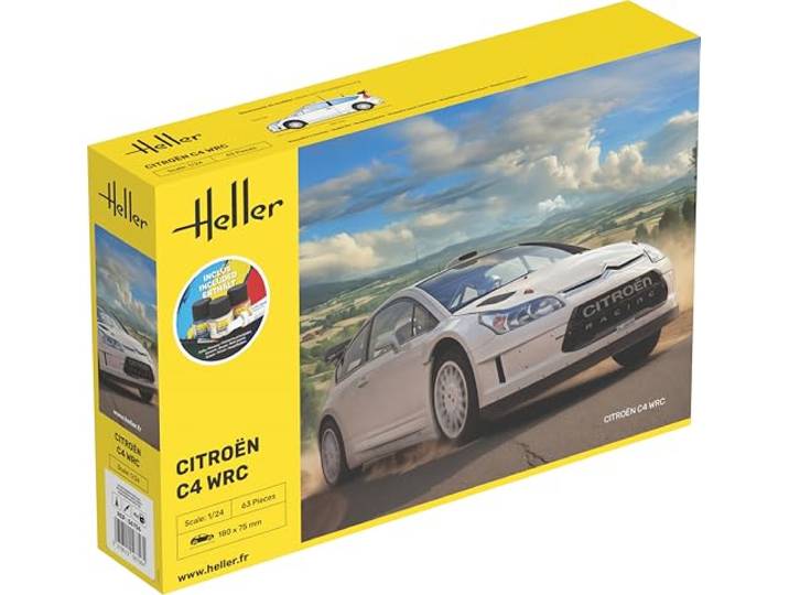 Heller 56756 STARTER KIT Citroen C4 WRC 1/24