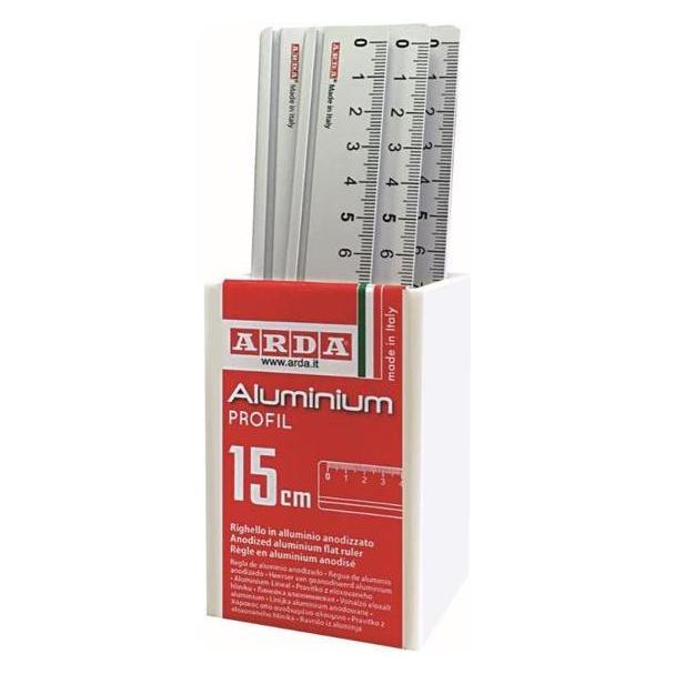 Arda 17915BAR Lineal (15 cm, Aluminium) (17915BAR)
