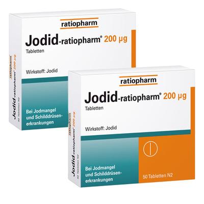 Jodid-ratiopharm 200 µg Tabletten Doppelpack 2x100 St